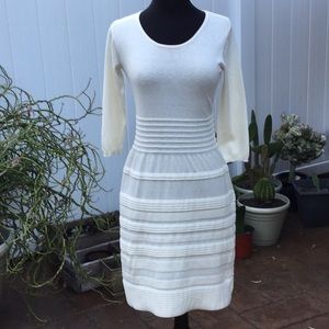 Sundance cream sweater dress XS